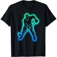 thumbnail image 1 of Hockey Player Kids Men Boys Ice Hockey T-Shirt, 1 of 5