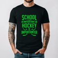 thumbnail image 1 of Hockey Player Youth Sports Action Ice Game Retro Athletic Graphic T-shirt, up to size 5XL., 1 of 2