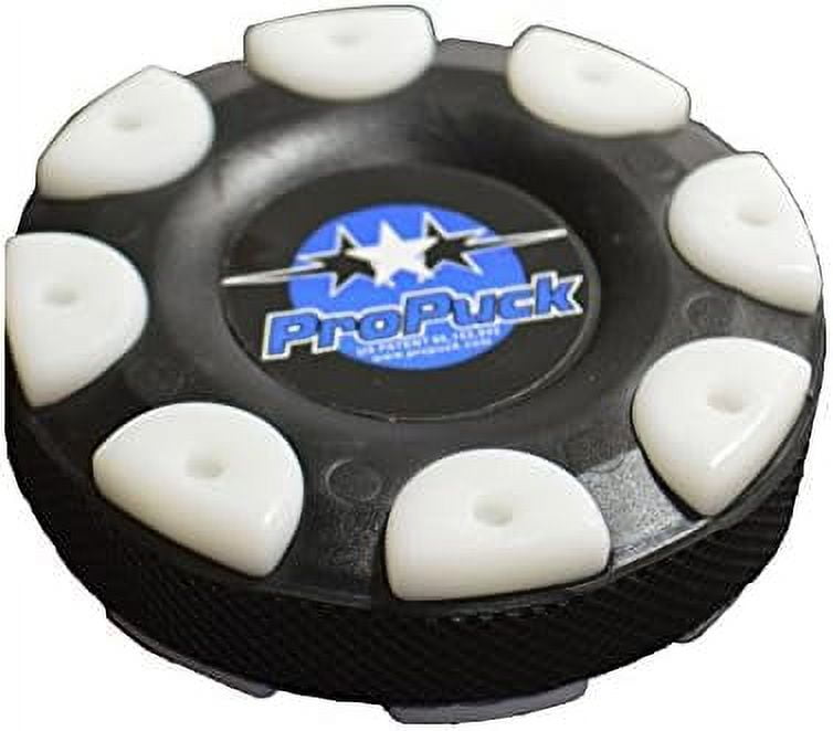 Hockey Puck, Propuck Hockey Puck With Wheels And A Knurled Side For