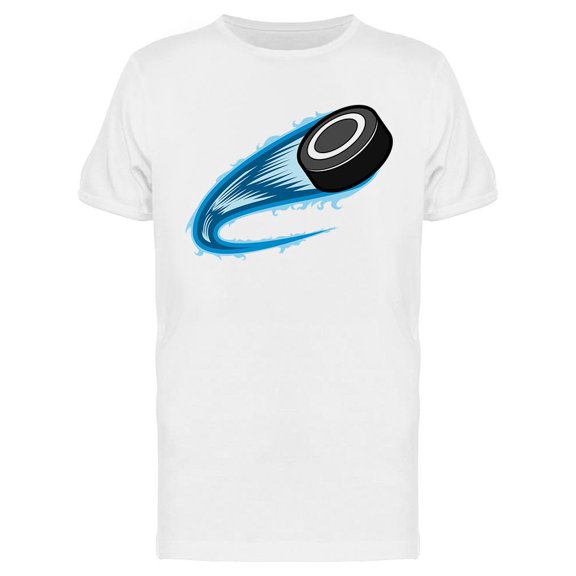Hockey Puck With An Effect T-Shirt Men -Image by Shutterstock, Male x-Large