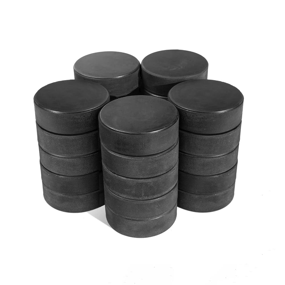 Hockey Pucks Bulk - 25 Hockey Pucks Per Case - Official 6 Oz. Standard ...