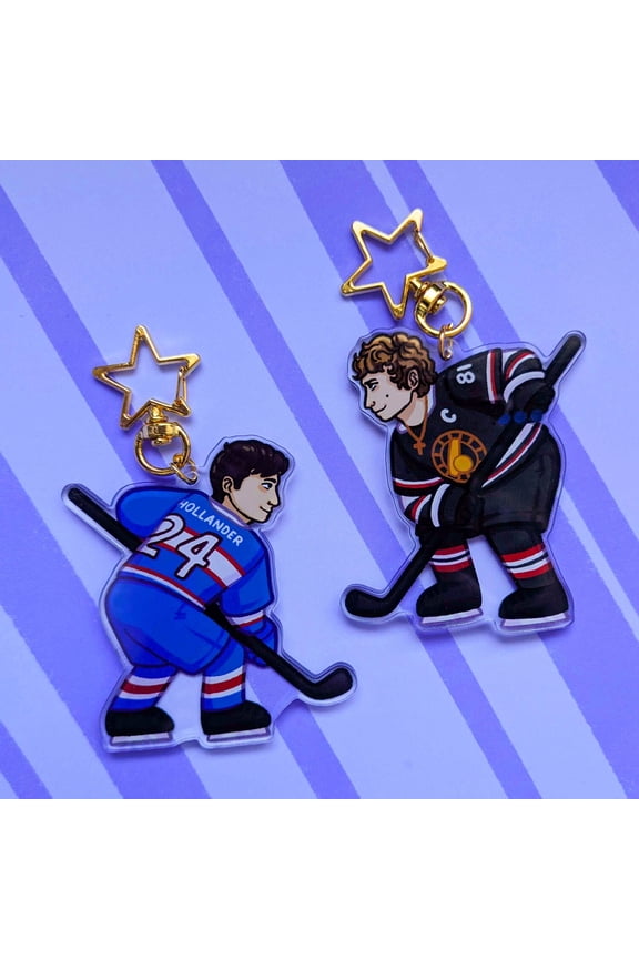Hockey Rivals Acrylic Keychains (1 keychain)
