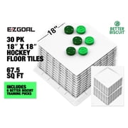 Hockey Shooting Flooring Tiles 18"x18" (30 Pack)