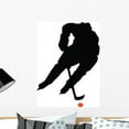 thumbnail image 1 of Hockey Silhouette Wall Decal by Wallmonkeys Peel and Stick Graphic (24 in H x 18 in W) WM27212, 1 of 4