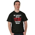thumbnail image 1 of Hockey Soccer Mom Fight Funny Sports Men's Graphic T Shirt Tees Brisco Brands S, 1 of 4