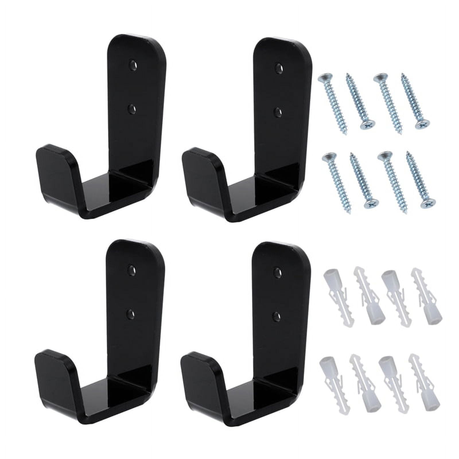 Hockey Stick Display Holder 2 Pair Wall Mount Golf Storage Hanger Rack for Home Bedroom Livng