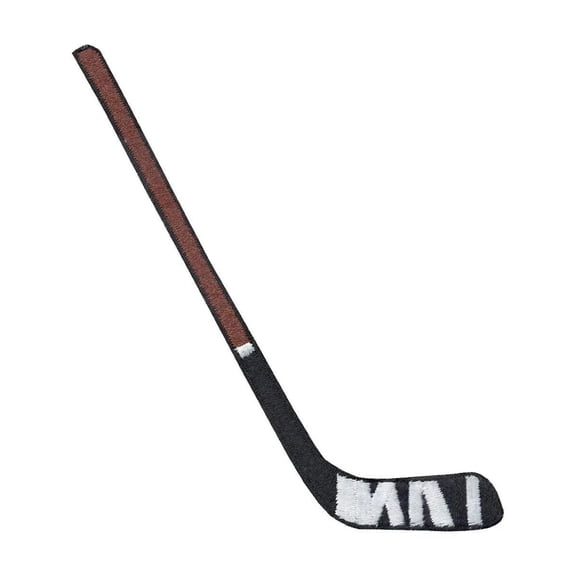 Hockey Stick Embroidered Iron On Patch