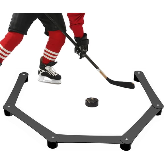 Hockey Stick Handling Training Aid Adjustable Hockey Stickhandling Trainer Suitable for On or Off Ice Portable Hockey Training Aid for Improving Puck Control Dangler$$Sport & Recreation Other