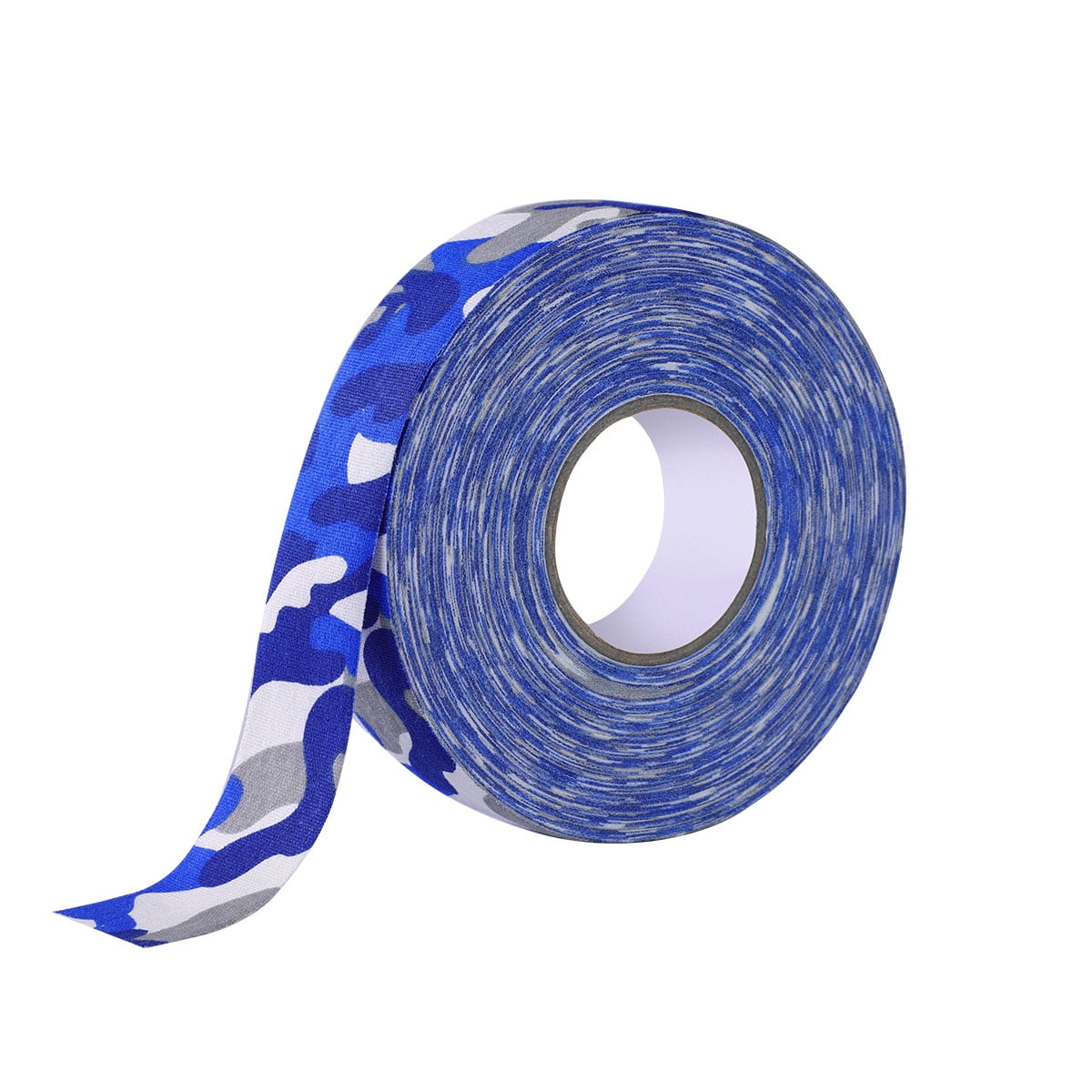 Hockey Stick Tape Camouflage Pattern Sticky Tape Anti-slip Wear-resistant Sports Waterproof Tape Hockey Stick Wrapper (Blue)