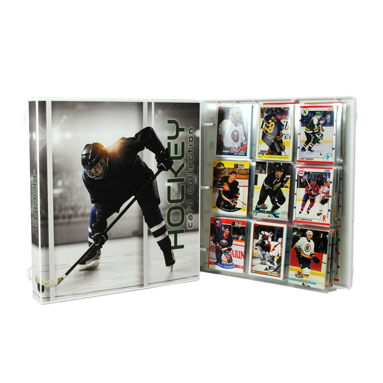 upper deck hockey card binder Amazon.com: 900 Pockets Hockey Cards Binder,Trading Cards Holder Card  Collectors Album,Trading Card Binder 9 Pocket with 50 Removable Sleeves for Hockey  Card and Sports Card : Toys & Games main image 0