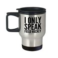 thumbnail image 1 of Hockey Travel Mug - 14 oz Stainless Steel Coffee Cup - Unique Sport Gift for Fans, 1 of 4