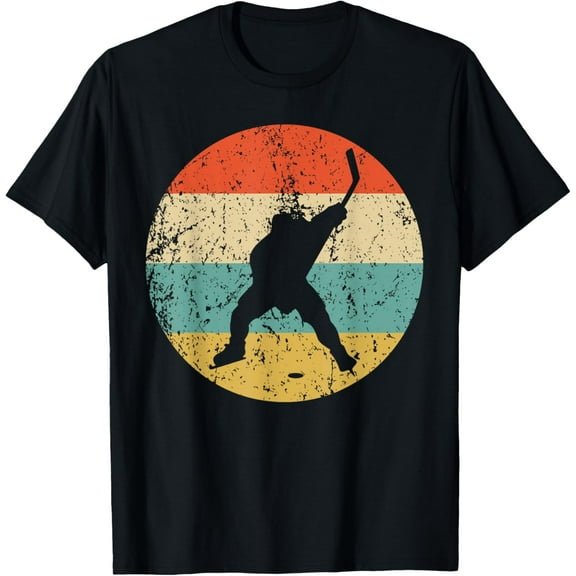 Hockey Vintage Retro Hockey Player T-Shirt