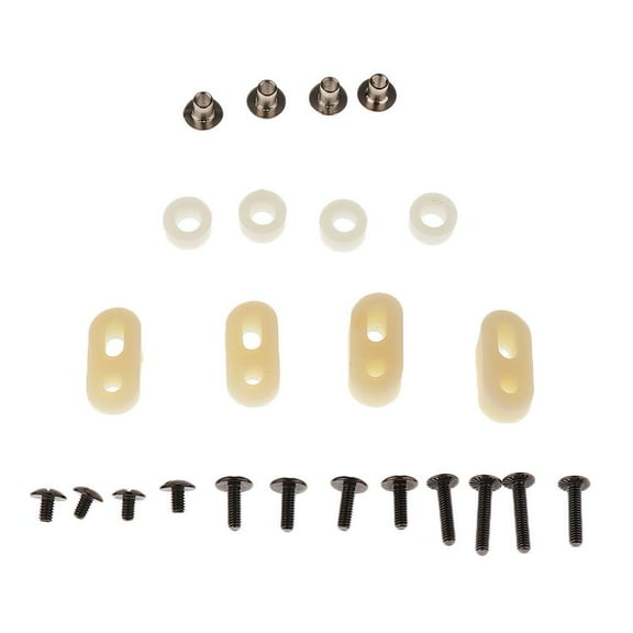Hockey Visor Kits: 4 Pieces 8 Pieces Washer + 12 Pieces Screw(Short*4,