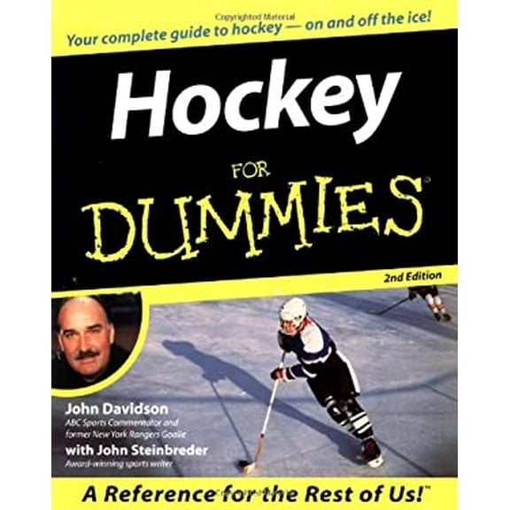 Pre-Owned Hockey For Dummies (Paperback) 0764552287 9780764552281