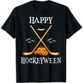 thumbnail image 1 of Hockeyween Funny Hockey Halloween Costume Kids Boys Girls T-Shirt, 1 of 3
