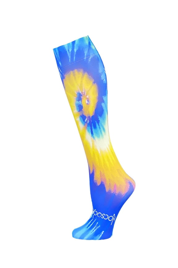 Psychedelic Blue Socks Medium
