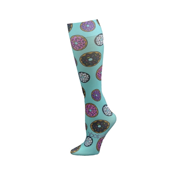 Hocsocx Turquoise Donut Socks Medium