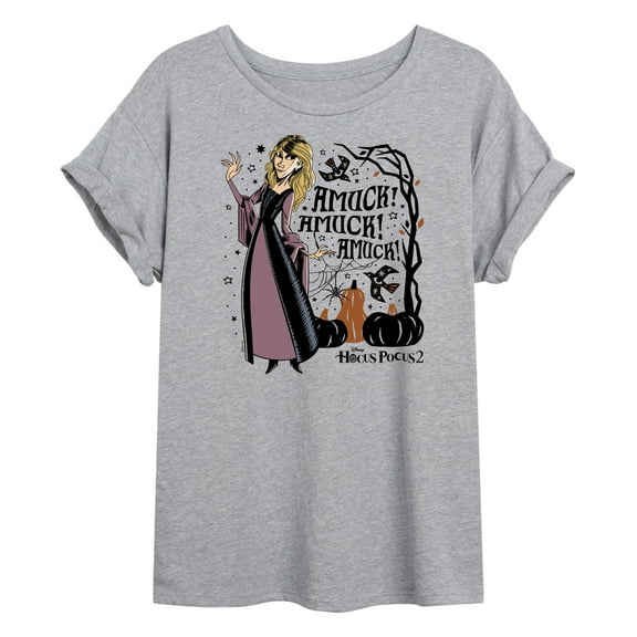 Hocus Pocus 2 - Amuck Sarah  - Juniors Ideal Flowy Muscle T-Shirt