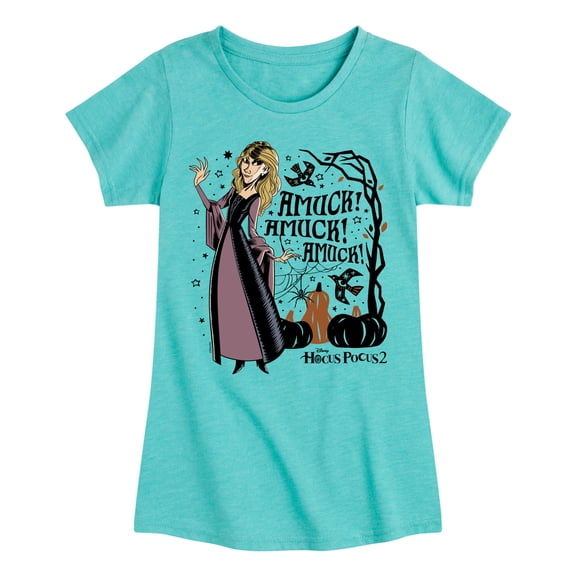 Hocus Pocus 2 - Amuck Sarah - Toddler And Youth Girls Short Sleeve Graphic T-Shirt
