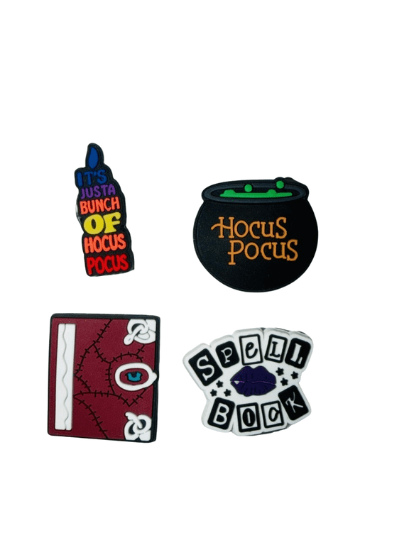 Hocus Pocus 2 Cartoon Decorative Charms for Clogs, Bracelets, Purses, DIY Crafts