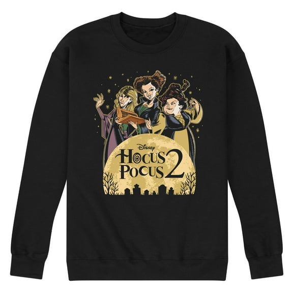 Hocus Pocus 2 - Hocus Pocus 2 Moon - Men's Crew Neck Fleece Pullover