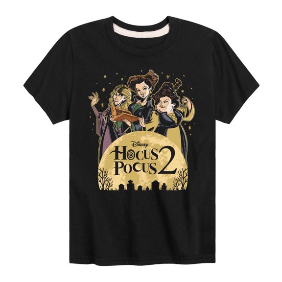 Hocus Pocus 2 - Hocus Pocus 2 Moon - Toddler And Youth Short Sleeve Graphic T-Shirt