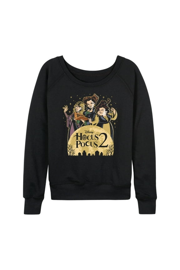 - Hocus Pocus 2 Moon - Women's Lightweight French Terry Long Sleeve Shirt
