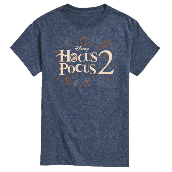 Hocus Pocus 2 - Logo With Icons - Men's Short Sleeve Graphic T-Shirt