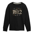 thumbnail image 1 of Hocus Pocus 2 - Logo With Icons - Toddler And Youth Long Sleeve Graphic T-Shirt, 1 of 4