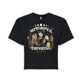 thumbnail image 1 of Hocus Pocus 2 - Witchful Thinking  - Juniors Cropped Cotton Blend T-Shirt, 1 of 4