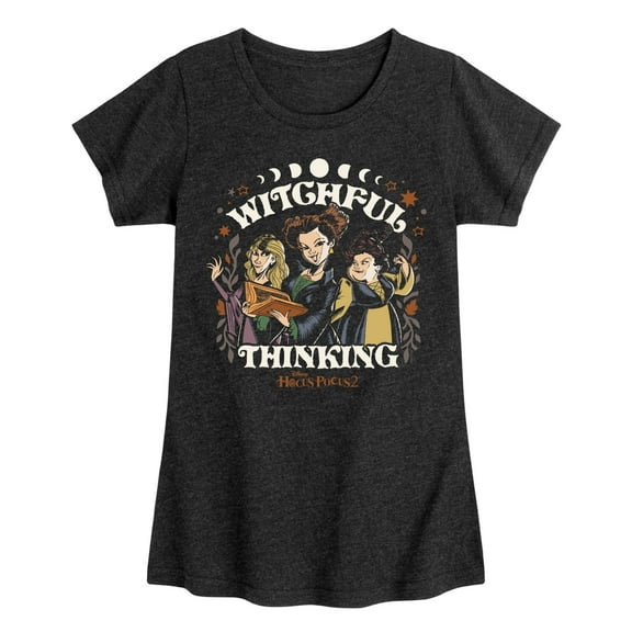 Hocus Pocus 2 - Witchful Thinking - Toddler And Youth Girls Short Sleeve Graphic T-Shirt