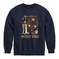thumbnail image 1 of Hocus Pocus 2 - Witchy Vibes  - Toddler And Youth Crewneck Fleece Sweatshirt, 1 of 4