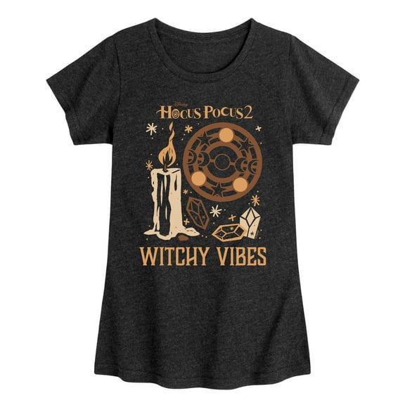 Hocus Pocus 2 - Witchy Vibes  - Toddler And Youth Girls Short Sleeve Graphic T-Shirt