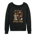 thumbnail image 1 of Hocus Pocus 2 - Witchy Vibes  - Women's Lightweight French Terry Long Sleeve Shirt, 1 of 4
