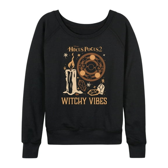Hocus Pocus 2 - Witchy Vibes - Women's Lightweight French Terry Long Sleeve Shirt