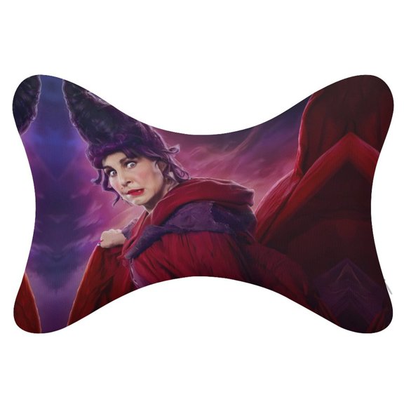 Hocus-Pocus 2Pcs Car Neck Pillow Head Rest Cushion Neck Support Headrest Comfortable Soft Fit for Most Cars Universal Car Pillow