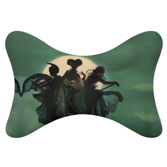 Hocus-Pocus 2Pcs Car Neck Pillow Head Rest Cushion Neck Support Headrest Comfortable Soft Fit for Most Cars Universal Car Pillow