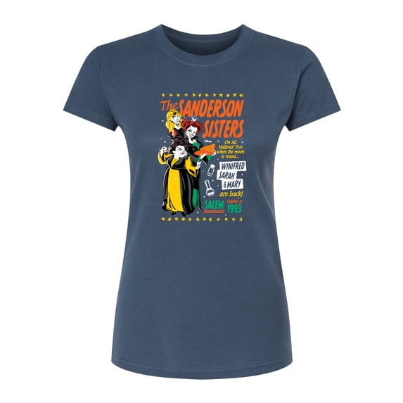Hocus Pocus - All Hallows Eve Poster - Juniors Fitted Graphic T-Shirt