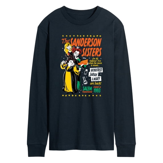 Hocus Pocus - All Hallows Eve Poster - Men's Long Sleeve Graphic T-Shirt