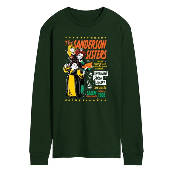Hocus Pocus - All Hallows Eve Poster - Men's Long Sleeve Graphic T-Shirt
