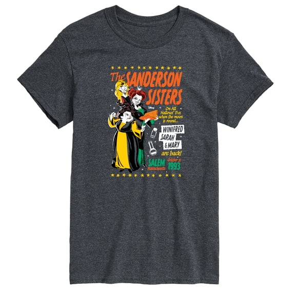 Hocus Pocus - All Hallows Eve Poster - Men's Short Sleeve Graphic T-Shirt