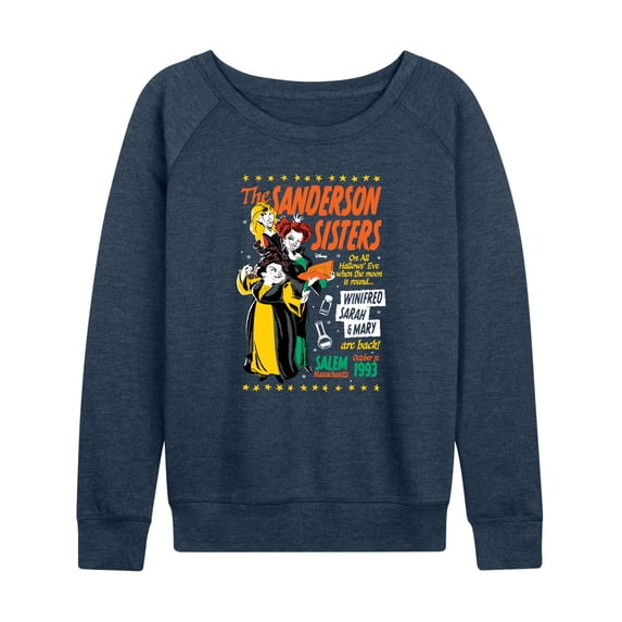 Hocus Pocus - All Hallows Eve Poster - Women's French Terry Long Sleeve Pullover