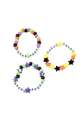 Hocus Pocus Beaded Bracelet Assortment -12 Pieces