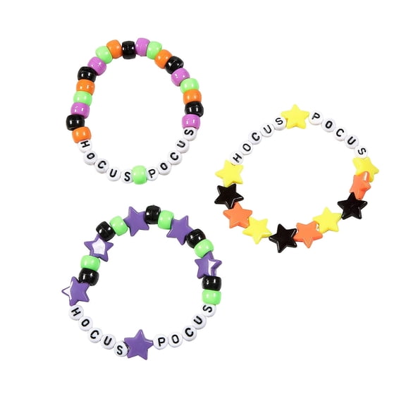Hocus Pocus Beaded Bracelet Assortment -12 Pieces