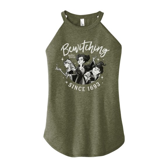 Hocus Pocus - Bewitching Since 1693 - Juniors High Neck Tank Top