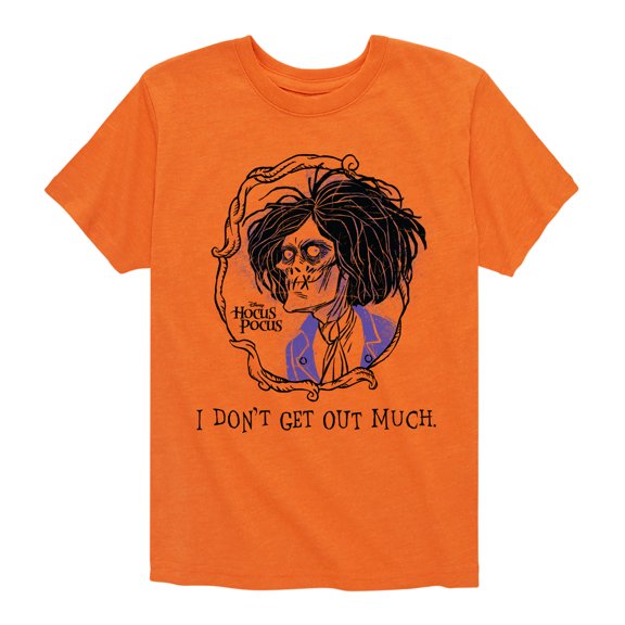 Hocus Pocus - Billy Don't Get Out Much - Youth Short Sleeve Graphic T-Shirt