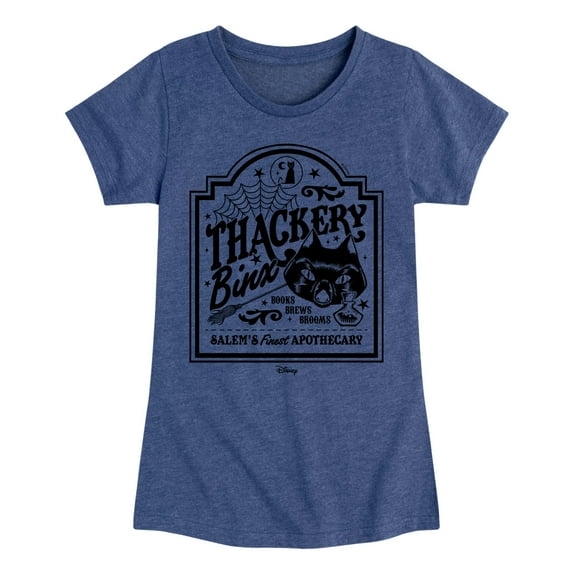 Hocus Pocus - Binx Business Sign - Toddler and Youth Girls Fitted Short Sleeve Graphic T-Shirt