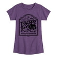thumbnail image 1 of Hocus Pocus - Binx Business Sign -  Toddler and Youth Girls Fitted Short Sleeve Graphic T-Shirt, 1 of 4