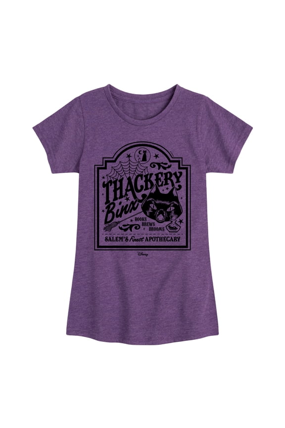 - Binx Business Sign -  Toddler and Youth Girls Fitted Short Sleeve Graphic T-Shirt