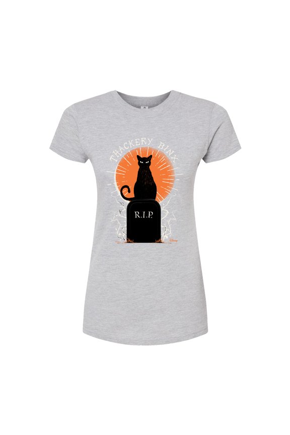 - Binx Graveyard - Juniors Fitted Graphic T-Shirt